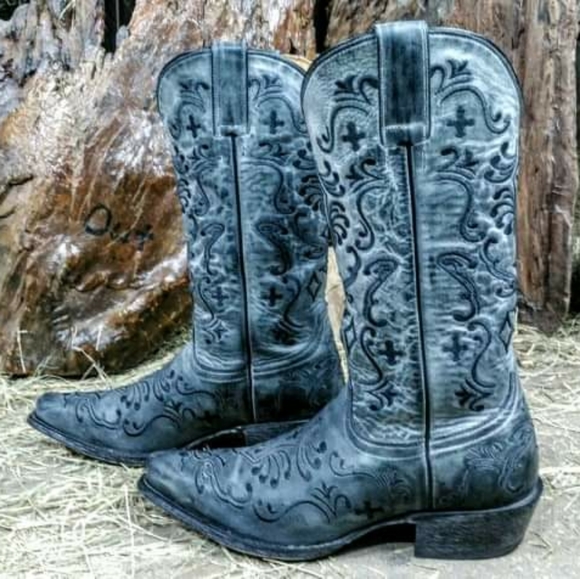 Shyanne cowboy boots size 7.5B - Picture 2 of 7